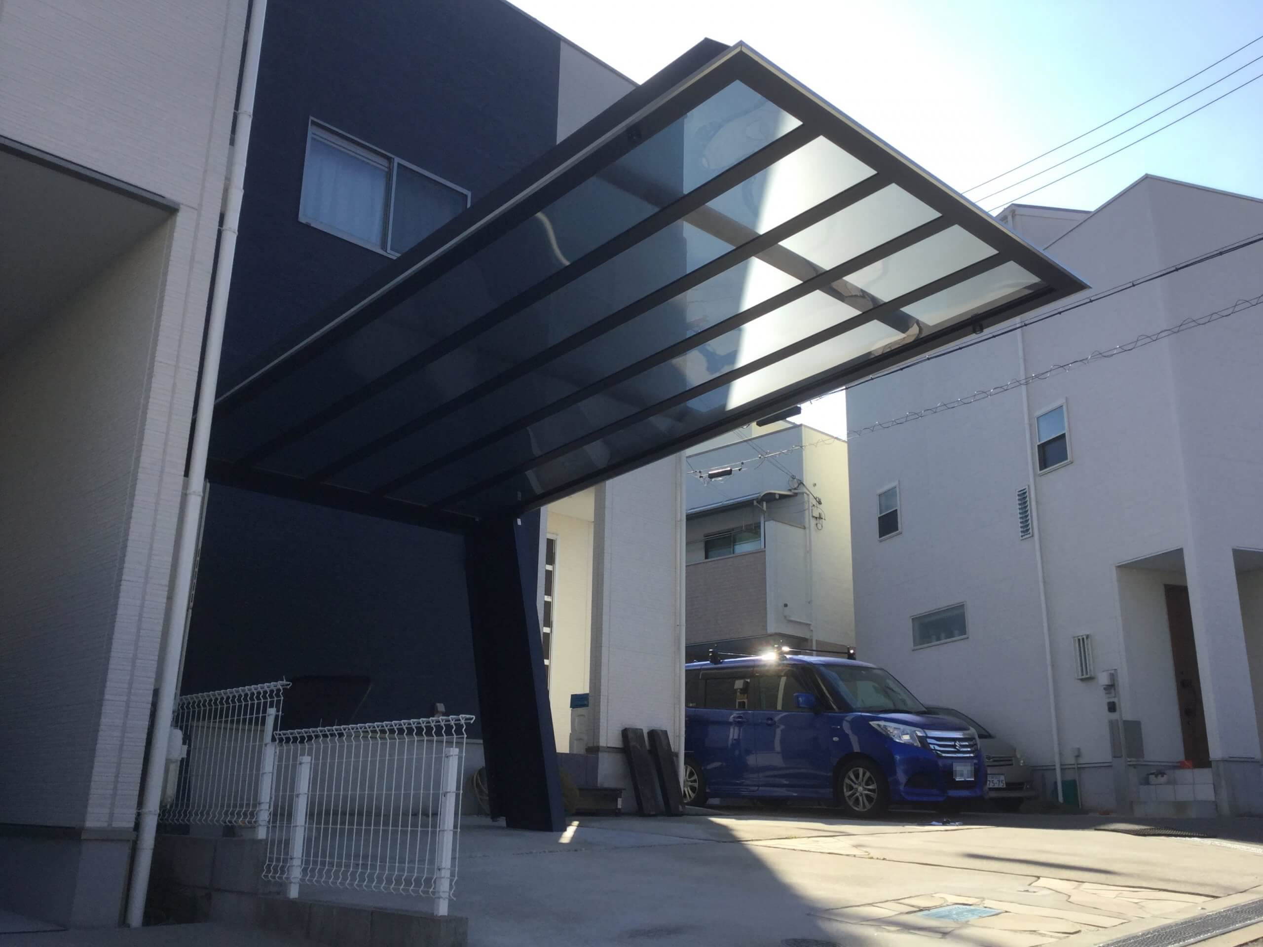 大阪府豊中市でカーポート マイポート７ を施工いたしました エクステリア Com スタッフブログ