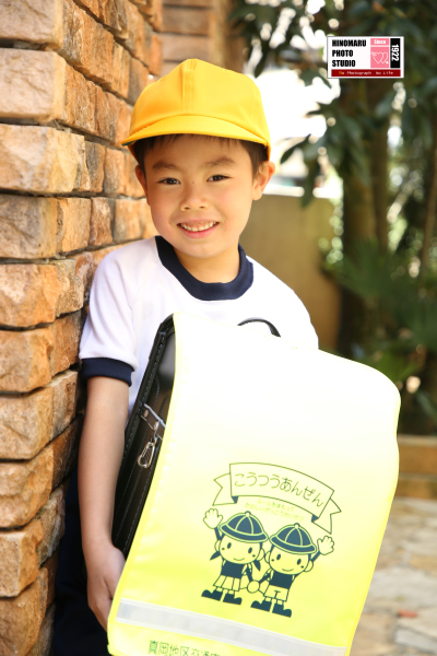 ともひとくん 入学 日の丸写真館の撮影日記
