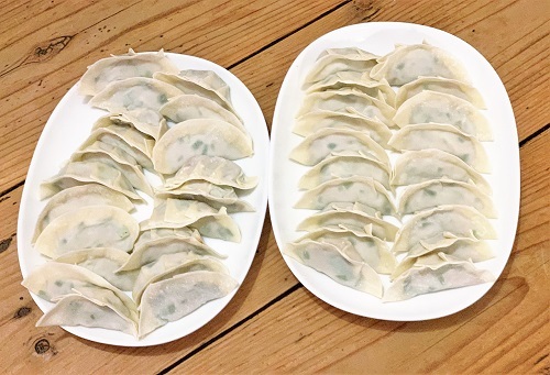 鯛のカルパッチョ、ぎょうざのおうちごはん と 手作りおやつ_d0249193_17130581.jpg