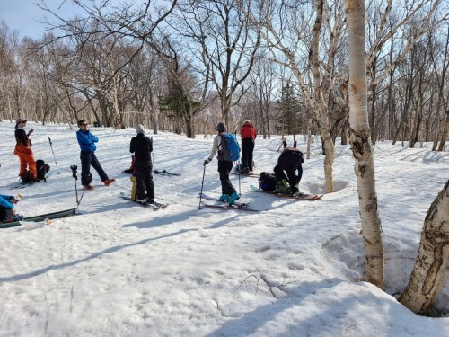 海に向かって滑る!浜益岳バックカントリースキー_d0198793_07373724.jpg