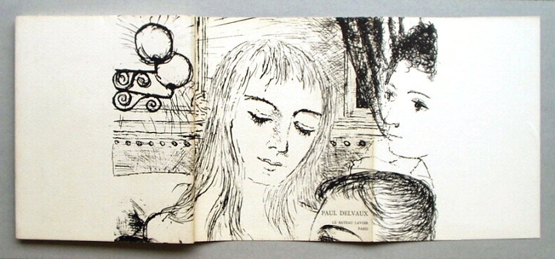 ポール・デルボーの素描と版画展の図録「Paul Delvaux Cahier No ポール・デルボーの素描と版画展の図録「Paul Delvaux Cahier No