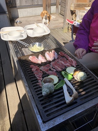 BBQ・・陽気に誘われて、2021年1回目。_d0251572_21445023.jpg