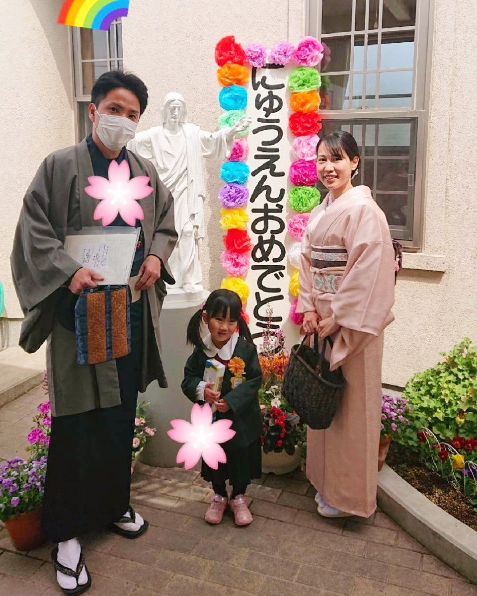 入園式^^ 天真爛漫な三女👧_d0230676_16560025.jpg