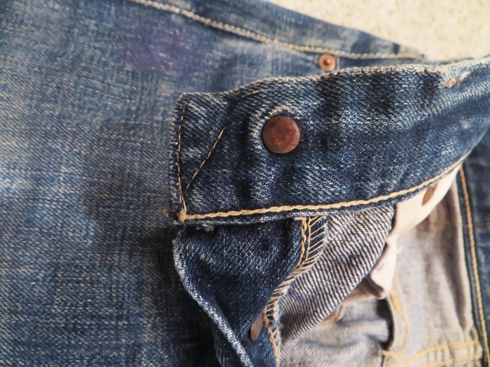 50's LEVI'S 503BXX Leather Patch 革パッチ ビーフジャーキー 50's LEVI'S 503BXX Leather Patch 革パッチ ビーフジャーキー