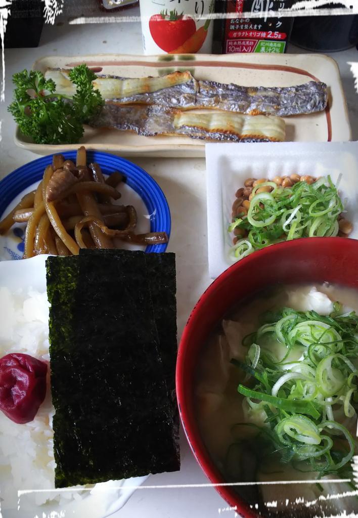 今朝はしっかり男飯_d0051146_09450271.jpg