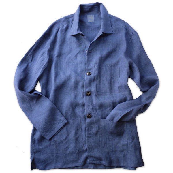 BARBA リネン シャツジャケット BARBA リネン シャツジャケット