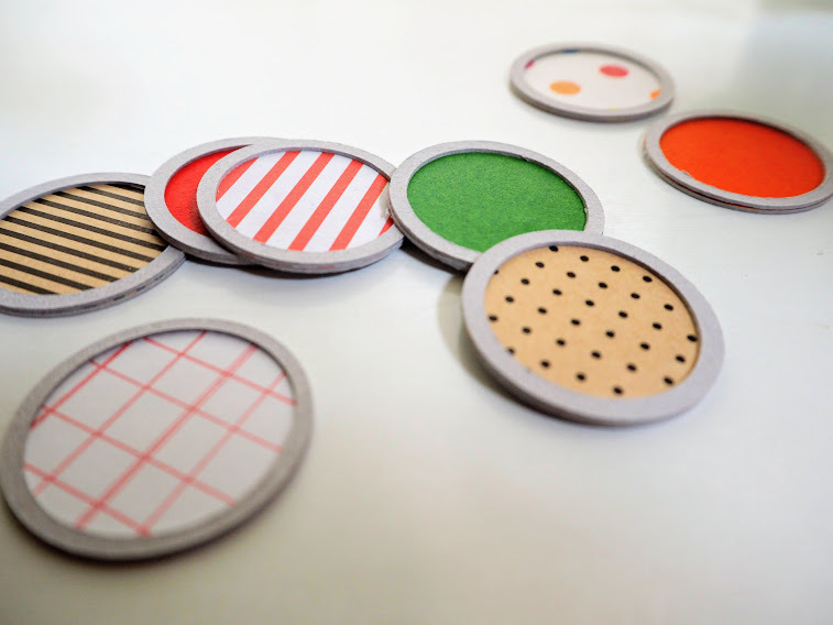 円切りカッターが楽しい 折り紙で丸いタグ作り 暮らしをつくるdiy スプンク