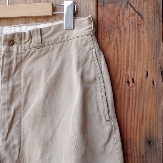 1950s US ARMY Cotton Khaki Trousers / 50年代 米軍 チノパン
