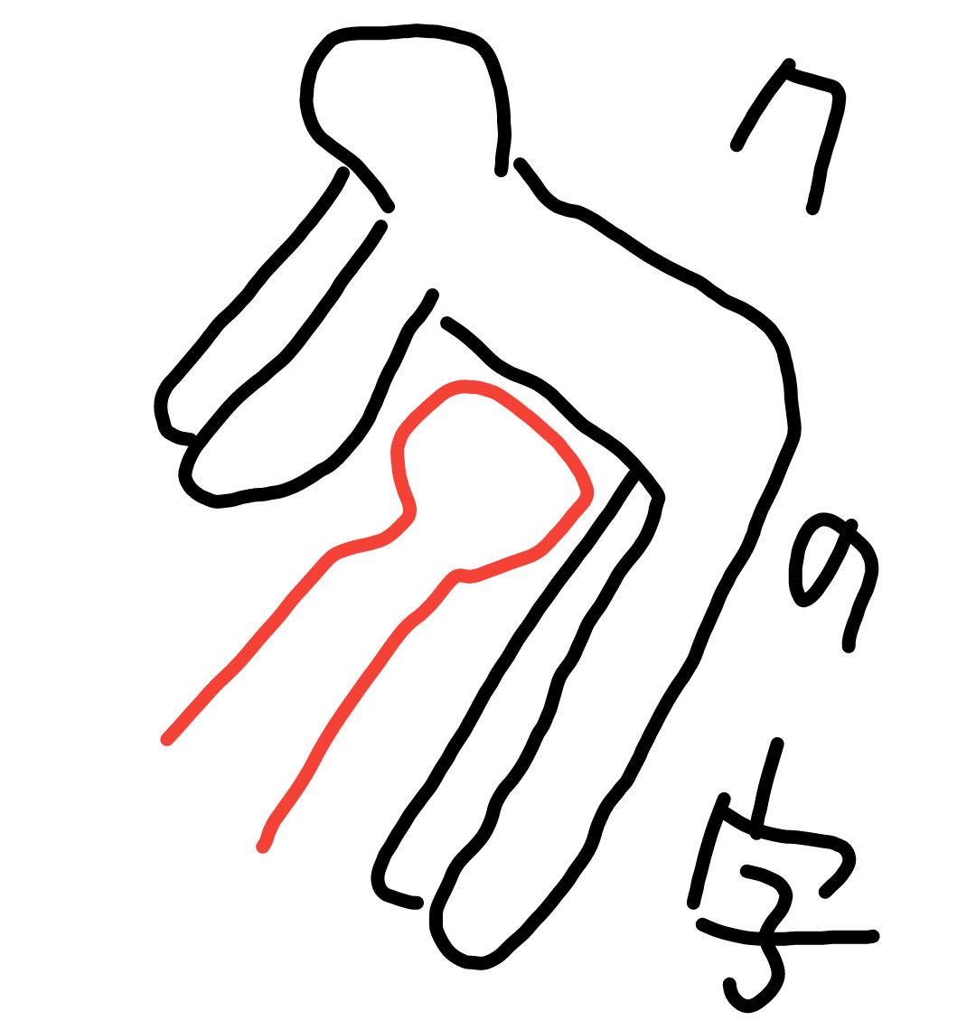 フリーイラスト素材 体がくの字に折れ曲がる図 藤田工房 フリーイラスト素材 体がくの字に折れ曲がる図 藤田工房