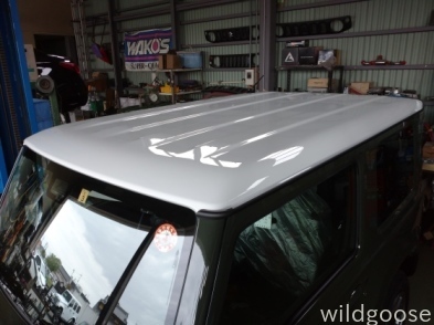 JB64W新車ジムニー ルーフ塗装&リフトアップ中(*゚∀゚*)_c0213517_15540598.jpg