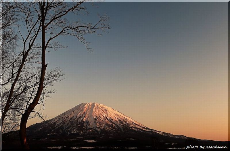 夕焼けの蝦夷富士 : 北海道photo一撮り旅