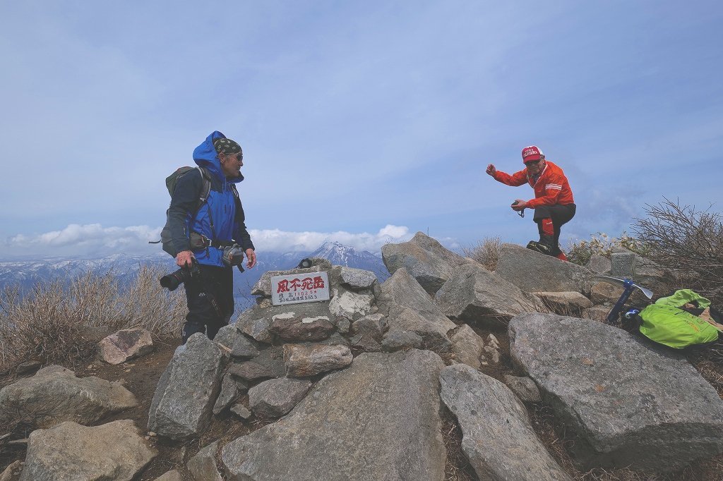 一寸緊張した風不死岳北尾根、2021.4.16ー速報版ー_f0138096_18324730.jpg