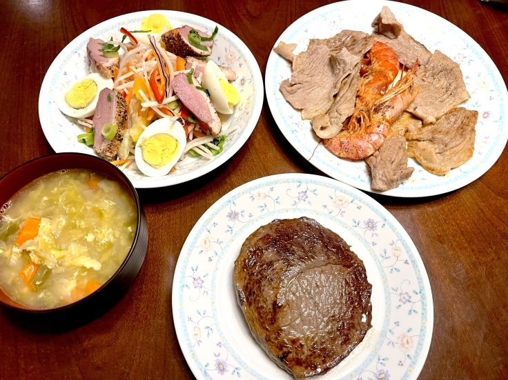 4/17(土)の夕ごはん ☆ 残りもの一掃メニュー_c0212604_19104584.jpeg
