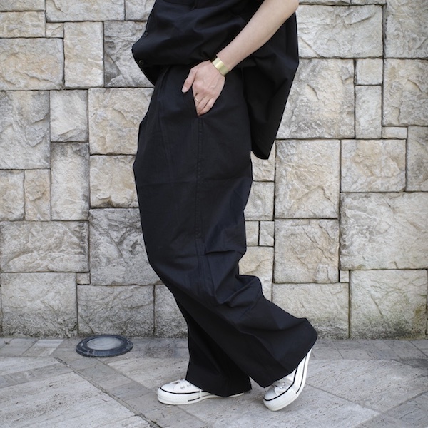 パジャマパンツ ブラック_d0364239_19050783.jpg