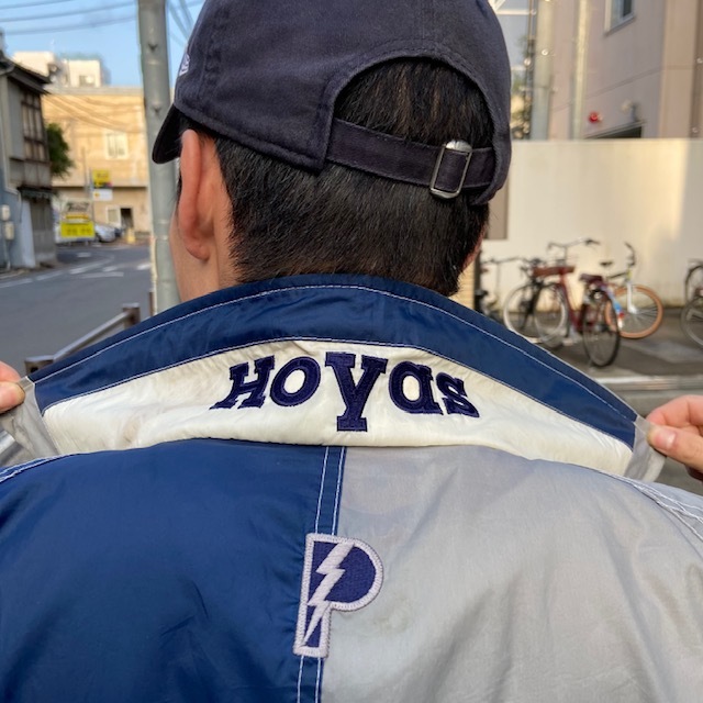 Georgetown Hoyas Nylon Jacket STYLE！！！ : 岡山 古着