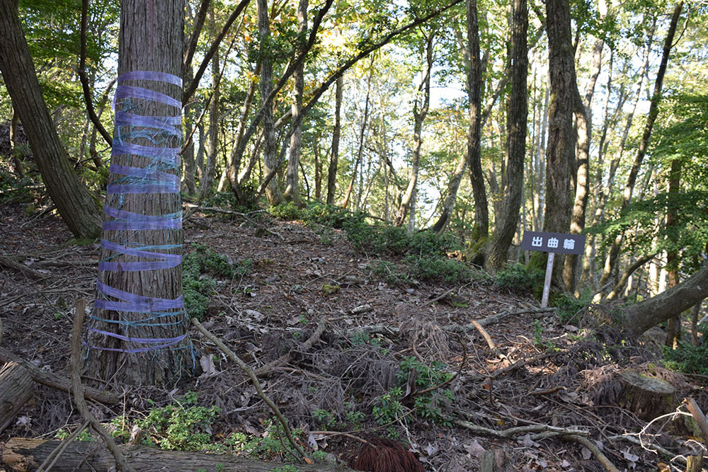 朽木城の詰城・西山城攻城記。 <前編> 登山口~南出曲輪~愛宕神社_e0158128_16410246.jpg