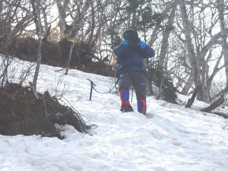  一寸緊張した風不死岳北尾根、2021.4.16ー同行者からの写真ー_f0138096_16172937.jpg