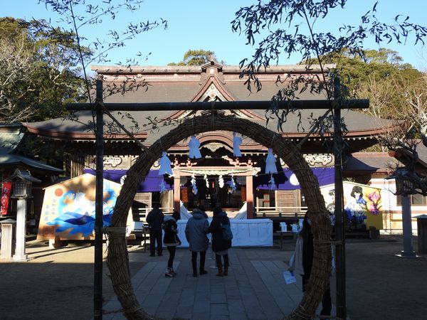 大洗磯前神社　初日の出とガルパン_c0361995_23131421.jpg