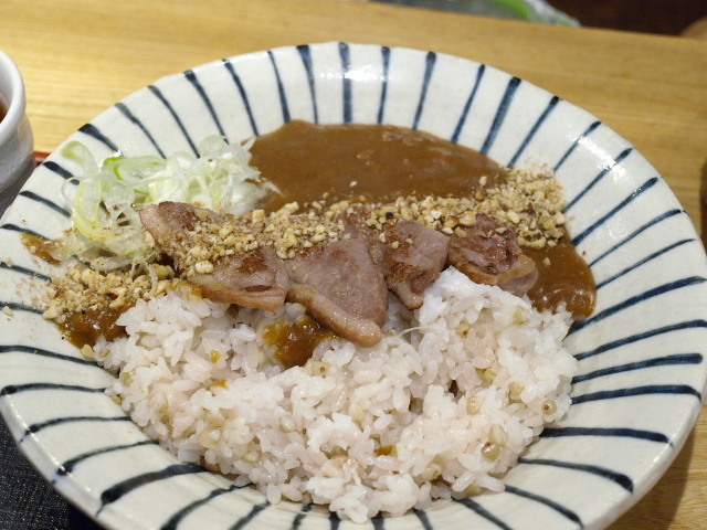 香るつけ蕎麦 蕎麦花 王子町店 その11(燻煙鴨と木の実のカレーライス定食)_d0153062_08011871.jpg