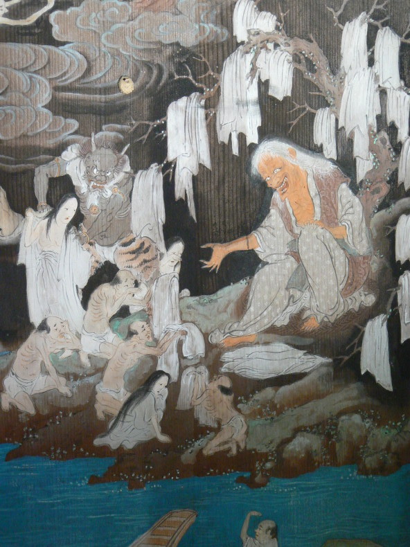 【追いはぎ】あなたも必ず奪われる!死装束を奪う奪衣婆!!【地獄】_b0116271_22163349.jpg
