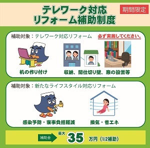 H様邸 改装工事とテレワーク対応リフォーム補助制度のご案内_c0184295_09160003.jpg