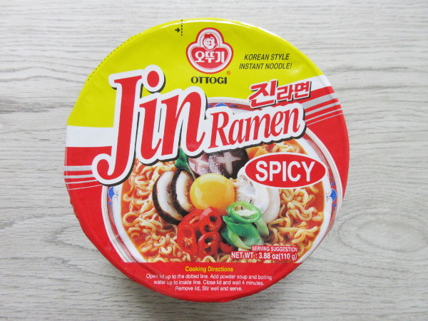 【オットギ】JIN（ジン）ラーメン（辛口）カップ麺_c0152767_20372195.jpg