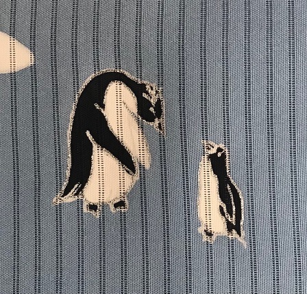 雪の結晶着物+ペンギン夏名古屋帯コーデ・緊急事態宣言。_f0181251_17565384.jpg