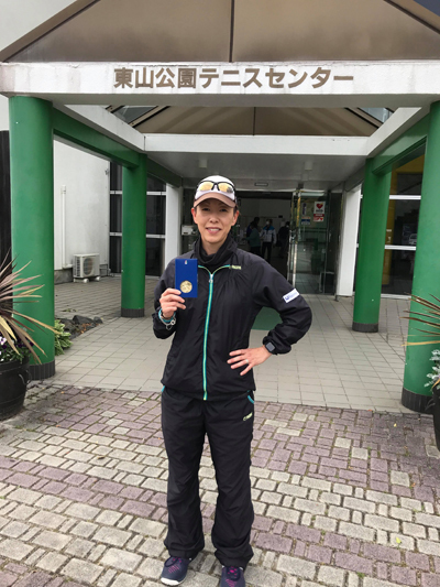 金栄堂サポート：ベテランテニスプレーヤー・風間亜希子選手　第74回東海毎日ベテランテニス選手権大会優勝ご報告&Fact®SPORTSインプレッション！_c0003493_15535545.jpg