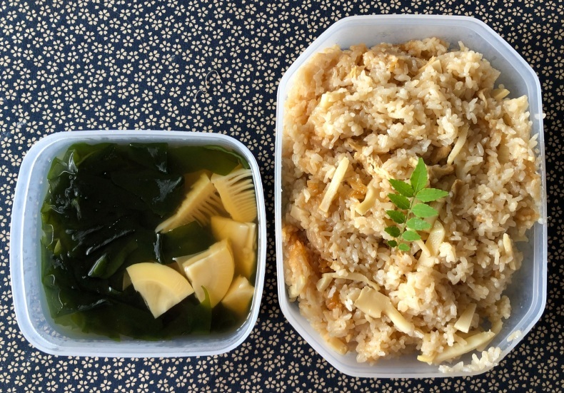 筍ごはんと若竹煮 風のとおる家から