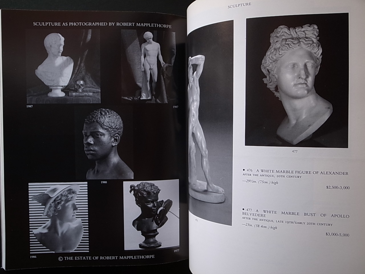 THE ROBERT MAPPLETHORPE COLLECTION / CHRISTIE'S : Books & Things