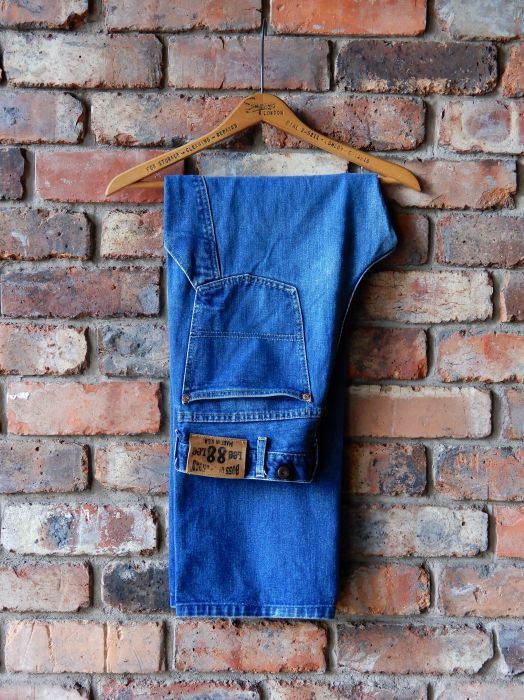 70'S BOSS OF THE ROAD 88 LEE DENIM PAINTER PANTS--RECOMMEND