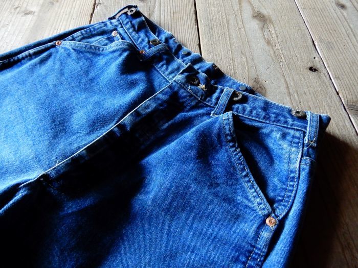 70'S BOSS OF THE ROAD 88 LEE DENIM PAINTER PANTS--RECOMMEND