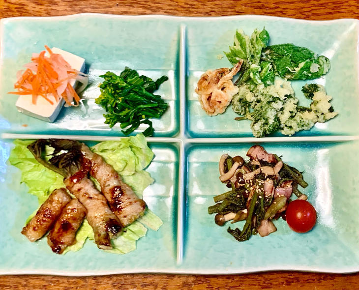 ある日の夕ご飯 山菜尽くし_b0093221_07551317.jpg