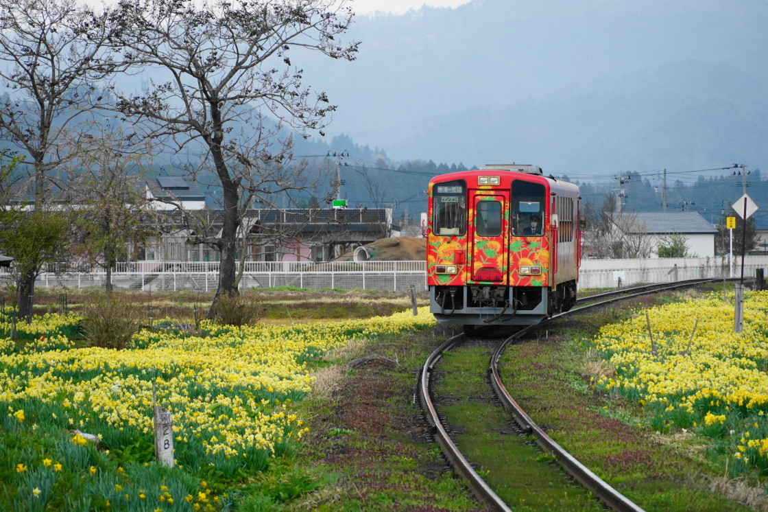 山形鉄道フラワー長井線＜2021年の春＞_a0385725_21400031.jpg