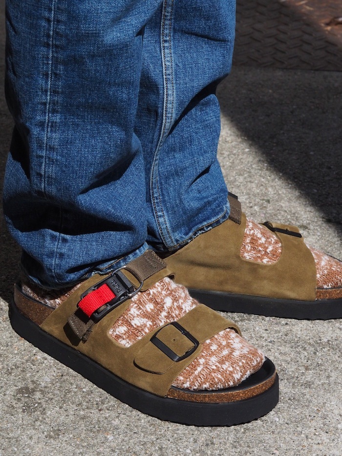 □□ hobo / Cow Leather Sandal with FIDLOCK® Buckle : END OF