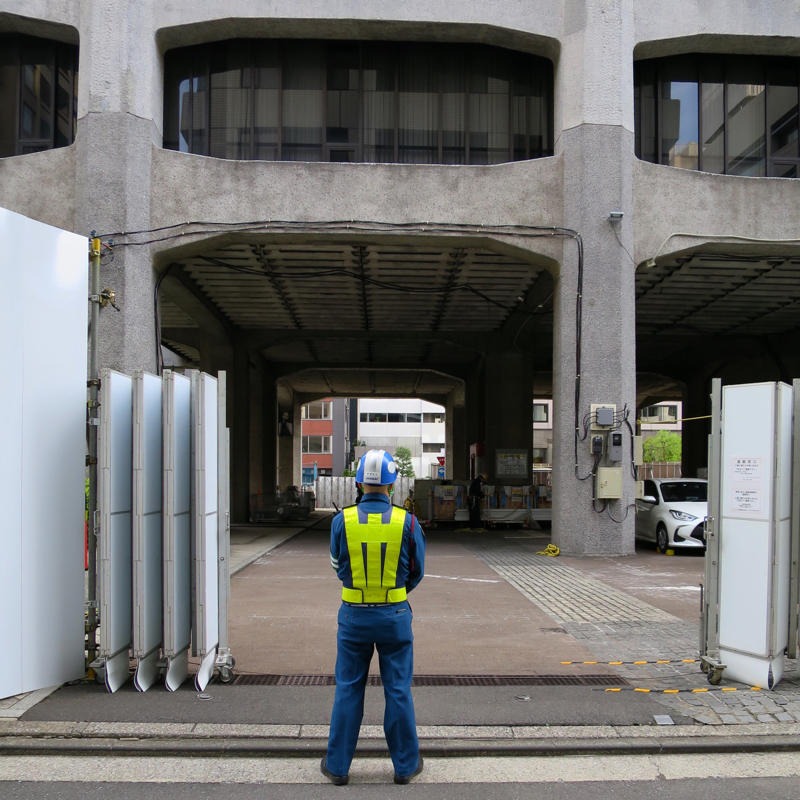 元電通ビルの解体工事現場_c0060143_01240477.jpg