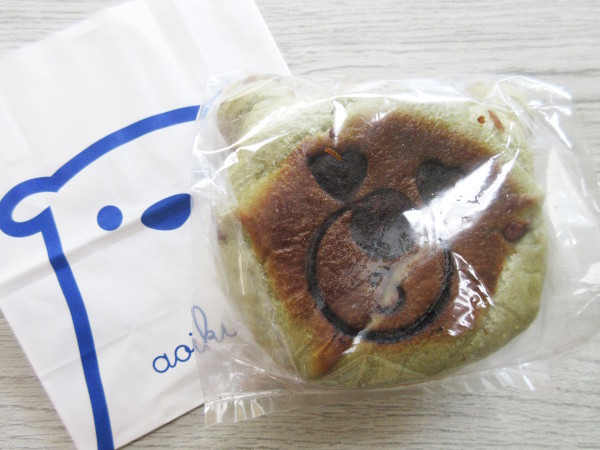 【青いクマ】青クマ モーニングブレッド 抹茶小豆_c0152767_20301357.jpg