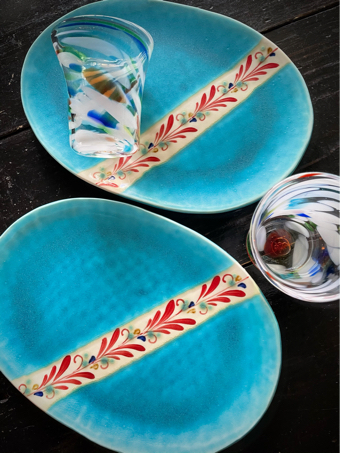 やちむん 陶房 火風水 7寸鉢