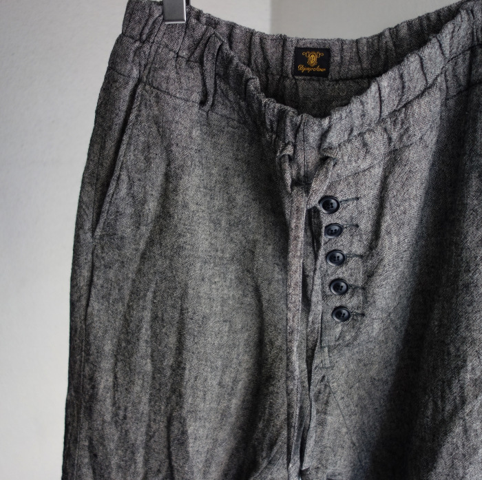 7月の製作 / DA farmers frontbutton easypants_e0130546_15580001.jpg