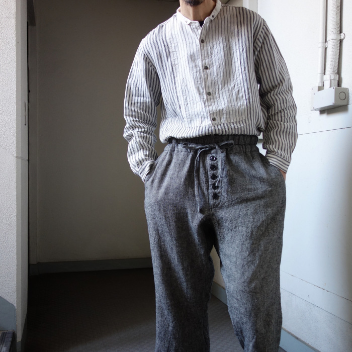 7月の製作 / DA farmers frontbutton easypants_e0130546_16491186.jpg