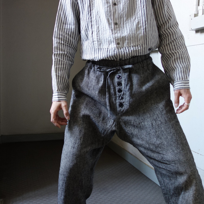 7月の製作 / DA farmers frontbutton easypants_e0130546_16493158.jpg