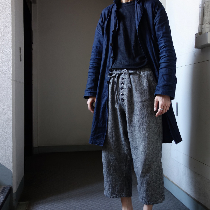 7月の製作 / DA farmers frontbutton easypants_e0130546_16531845.jpg
