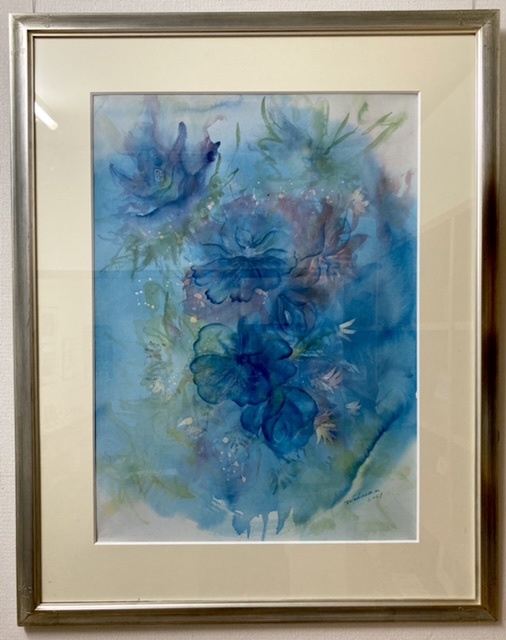 深海に咲く」 : 若狭宣子 水彩画