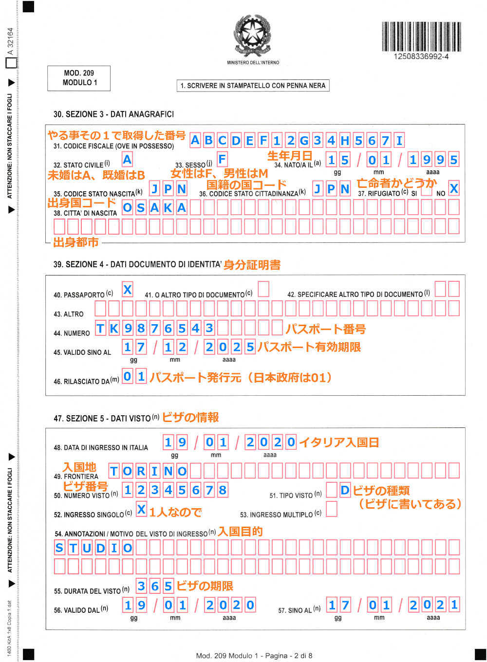 滞在許可証申請まとめ イタリア滞在記