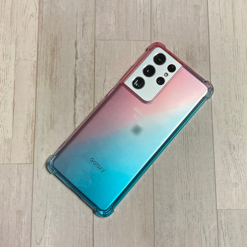 新しいgalaxyはフィルムが付いていた パンダのお気に入り