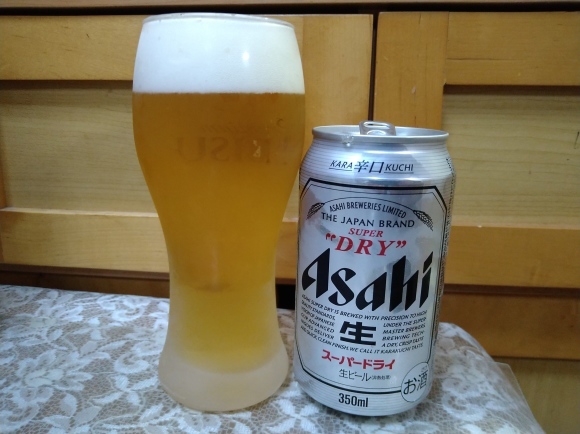 5/2 アサヒスーパードライ工場できたてのうまさ実感仕様、生ジョッキ缶、新宿中村屋辛さ、ほとばしる麻婆豆腐@自宅_b0042308_10194288.jpg