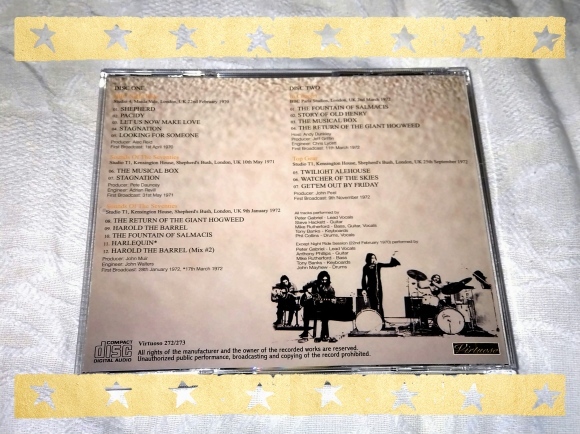 GENESIS / THE COMPLETE BBC SESSIONS 1970 - 1972_b0042308_10395513.jpg