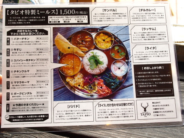 コーヒーキッチン タピオ その5 (タピオ特製ミールス)_d0153062_20475233.jpg