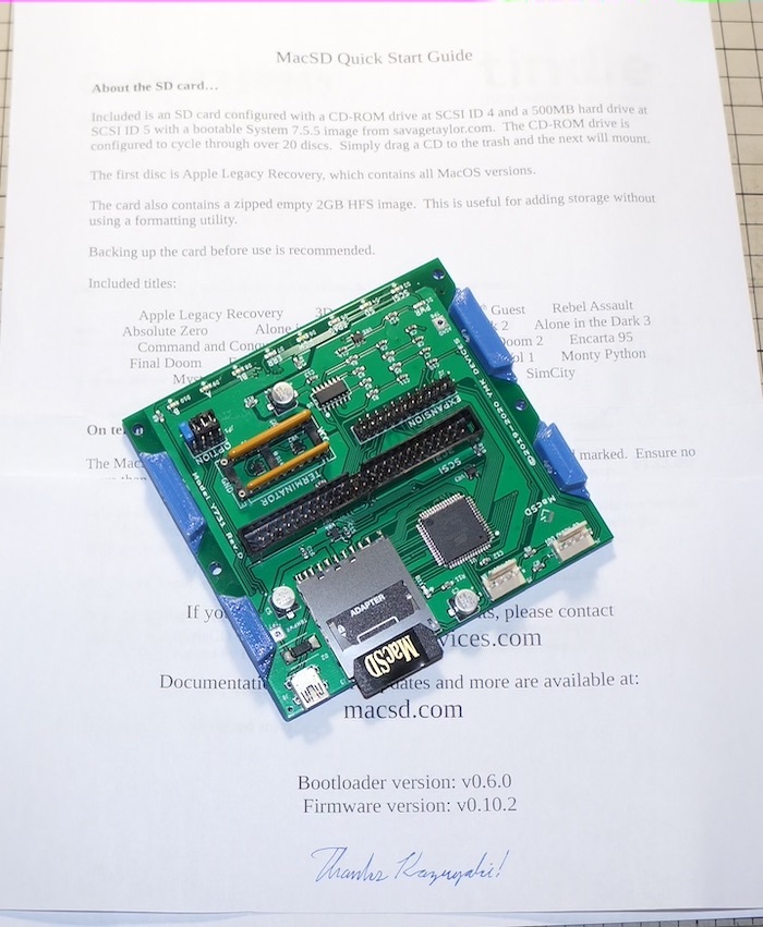 SD AztecMonster SD SCSI変換アダプターカード 単体販売 Mac