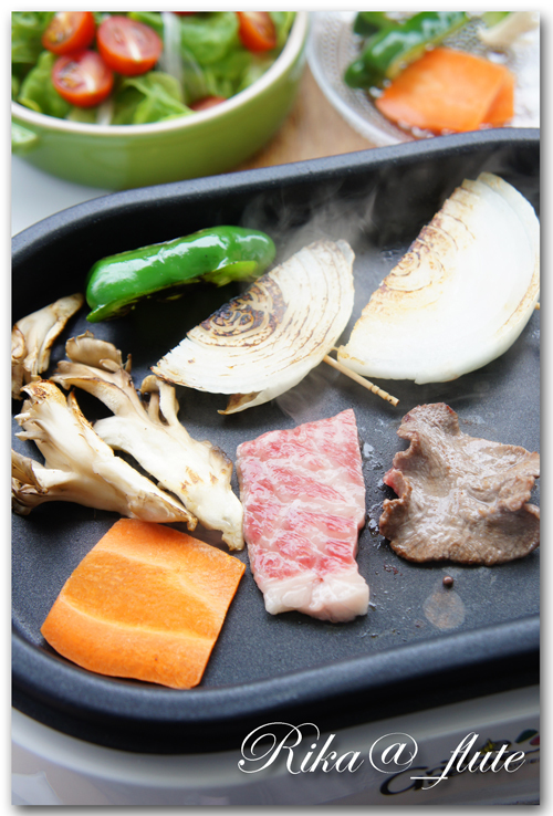 連休さいごのランチ ひとりベランダ焼肉!_c0103827_13112936.jpg
